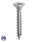 Stainless Steel Single Thread Pozi Screw 4 x 15mm Pack of 60
