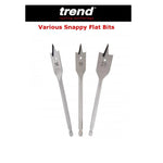 Trend Snappy Flat Bits 152mm length Various Diameters from 10-38mm