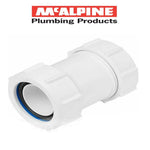 McAlpine Z28M Multifit 2" 50mm Straight Coupler Coupling Waste Pipe Connector