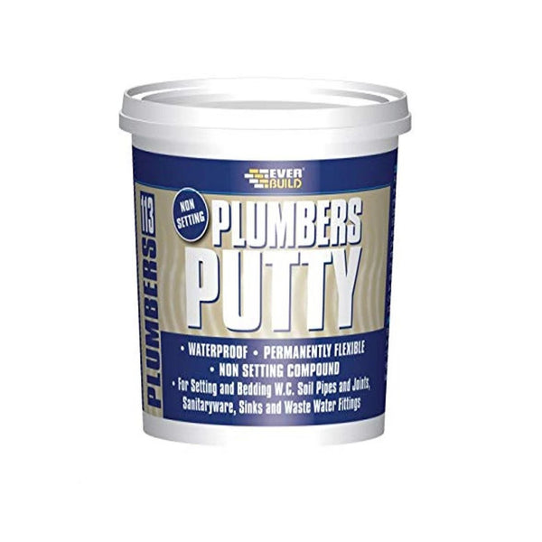 Everbuild 113 Waterproof Non Setting Flexible Plumbers Putty Compound 750g Tub