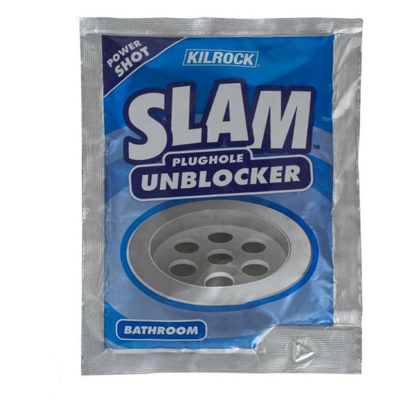 KILROCK SLAM Plughole Bathroom Clogged Sink Drain Unblocker