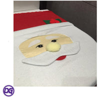 Universal Santa Toilet Seat Cover Festive Christmas Decoration Bathroom Funny Kids