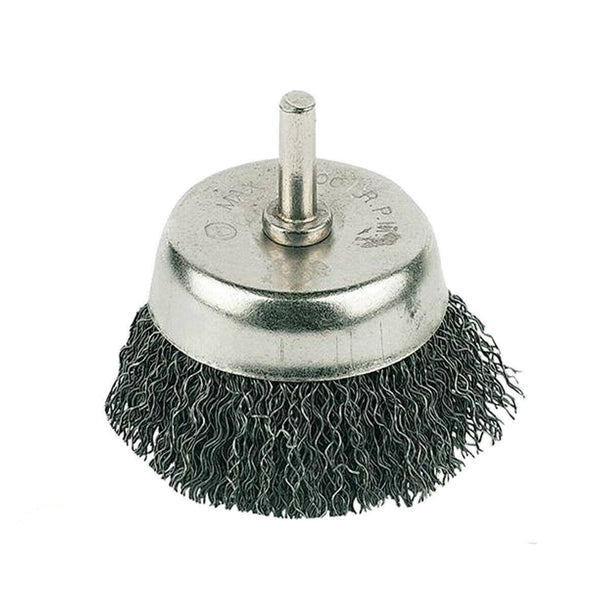 Silverline PB03 Rotary Steel Wire Cup Brush 50mm - 6mm Shank