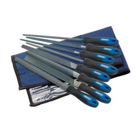 Draper 200mm Soft Grip Engineers File and Rasp Set (8 Piece) 8106B/8