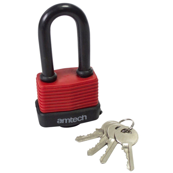 AMTECH PADLOCKS SHACKLE WEATHERPROOF 50MM DG Domestics