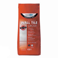 Bond It Cement Based Water & Mould Resistant CG1 Rated Wall Tile Grout White 3Kg