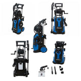 AIR COOLED 2100W 165 BAR PRESSURE WASHER JET WASH CAR & HOME SILVERLINE 943676