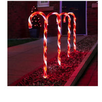 82cm Outdoor Garden Christmas Xmas LED Candy Cane Stake Path Lights