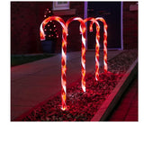 82cm Outdoor Garden Christmas Xmas LED Candy Cane Stake Path Lights