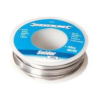 Silverline 100g Flux Covered Solder 1mm Electrician Plumbing Hobby Circuit Board