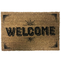New Natural Coir Non Slip Welcome Floor Entrance Door Mat Indoor Outdoor Doormat[Welcome 2 40x70mm]
