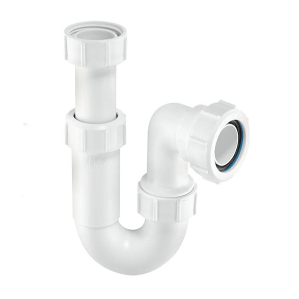 McAlpine 1 1/2" Adjustable Tubular Swivel P Trap - ASC10