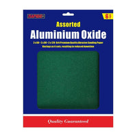 Sandpaper 6 Sheets Assorted Grades Walls Repair Paint Aluminium Oxide New