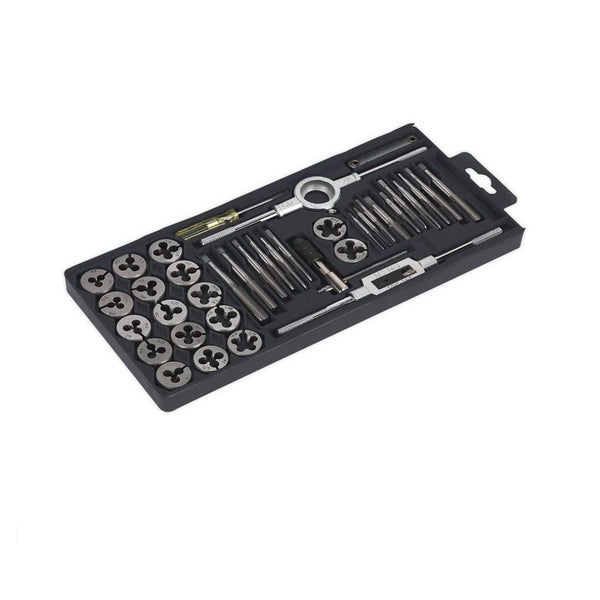 Sealey 40 Piece Carbon Steel Tap & Split Die Set Metric