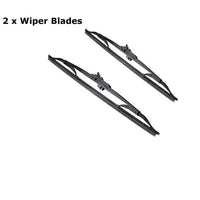 2 x Universal Wiper Blades 20" Includes All Fittings. Aerodynamic Design