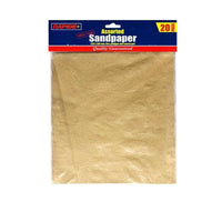 Mega 20 Pack Assorted Sand Paper Sheets Fine Medium Coarse Sandpaper
