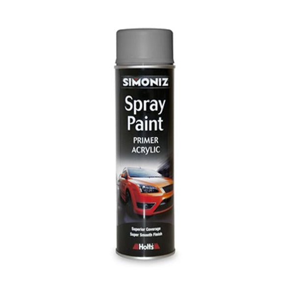 Grey Primer 500ml Aerosol High Quality Automotive Car Paint Spray Can - Simoniz