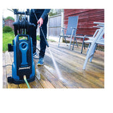 AIR COOLED 2100W 165 BAR PRESSURE WASHER JET WASH CAR & HOME SILVERLINE 943676