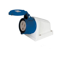 240V 16 AMP 3 Pin Industrial Plug, Socket 16amp Wall Mount Socket - 571518
