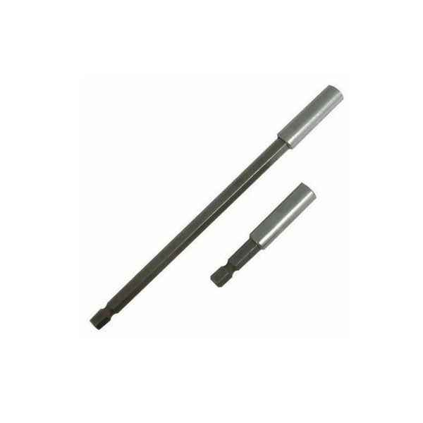 Silverline 2pc 1/4" Magnetic Screwdriver Bit Holder Set 60 & 150mm