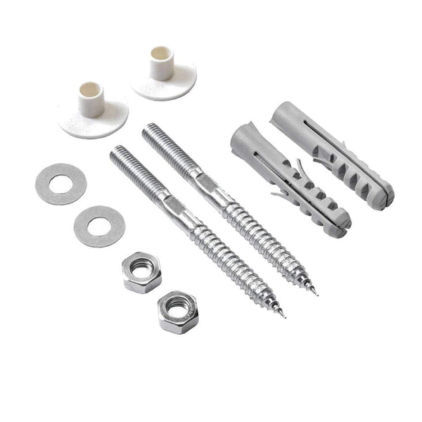 Bathroom Sanitary Wall Mounted Basin Sink Fixing Kit M8 x 120 mm Solid Fittings