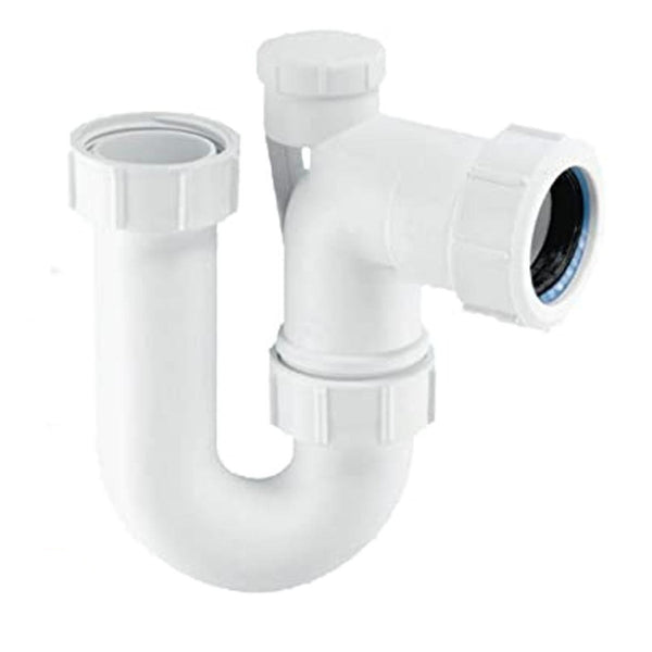 McAlpine 1 1/4" Anti-Siphon Tubular Swivel P Trap - SA10V