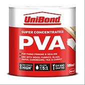 UNIBOND SUPER CONCENTRATED PVA 500ML DIY SEAL HIGH STRENGTH BOND ADHESIVE