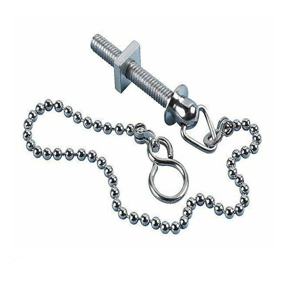 12" 300mm BathRoom/Kitchen Basin Plug Chrome Chain S Hook End Holder