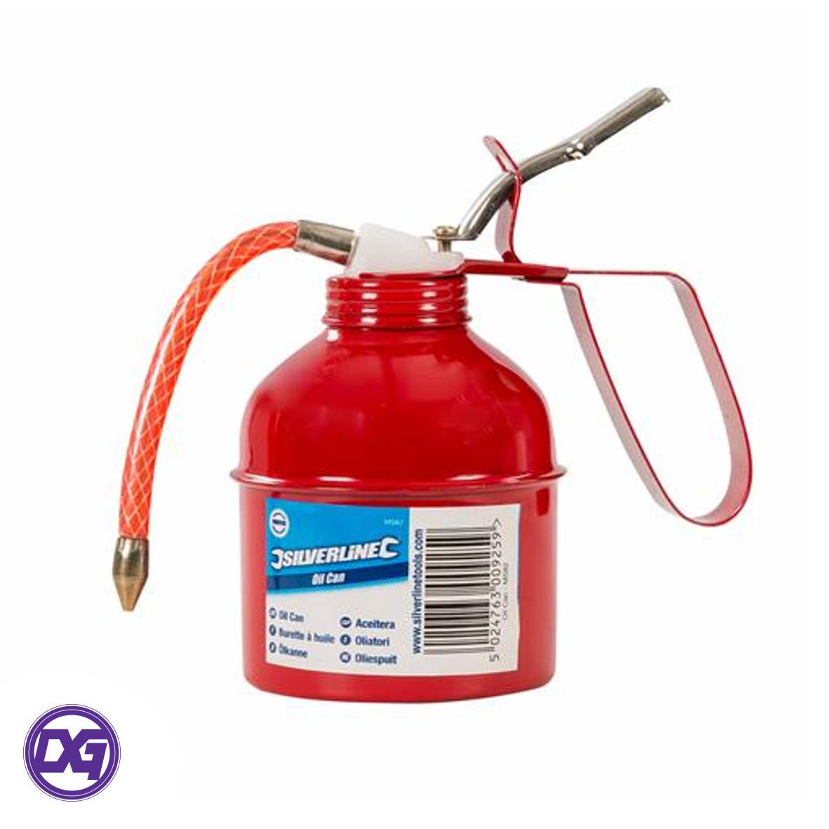500CC Oil Can Pump Oiler With Flexible Spout & Handle Pump Action DG