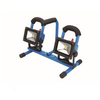 LED Tripod Site Light with 2 x 10W LED lights and Aluminium Casing